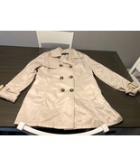 Jones New York Trench Coat Size XL Double Breasted With Belt - £39.09 GBP