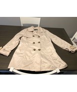 Jones New York Trench Coat Size XL Double Breasted With Belt - £37.34 GBP