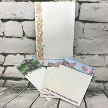 Note Pads Note List Paper Lot Of 3 Styles Golf Patriotic Floral Stationary - £9.35 GBP