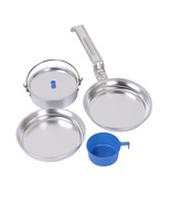 Mess Kit  5 Pc Lightweight Aluminum Camping Hiking Great Starter Kit Fre... - $407.45 MXN