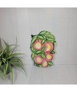 Vintage Ceramic Apple Trivet Hot Plate Wall Plaque Made in Italy 7280 - $16.00