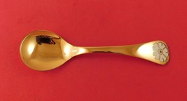 Georg Jensen Sterling Silver Annual Spoon Vermeil with Champion Flower 1981 6&quot; - £54.53 GBP