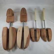 CEDAR SHOE TREES LOT OF 2 JOHNSTON &amp; MURPHY And Rochester Shoe Tree Palm... - £13.44 GBP