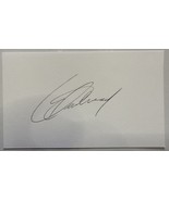 Clint Eastwood Signed Autographed 3x5 Signature Card - $1,837.52 MXN