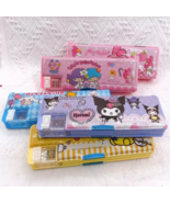 Kuromi-Chan Double-Sided Pencil Case with Sharpener 9&quot;x24&quot;x1.4&quot; - $38.11 CAD