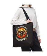 Angry Ram Tote Bag - Fun Eco-Friendly Bag for Daily Use, For Aries, 18&quot; ... - $40.63 CAD