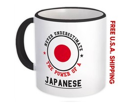 Japan : Gift Mug Flag Never Underestimate The Power Japanese Expat Country - £12.78 GBP