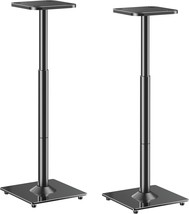 Elived Universal Speaker Stands Height Adjustable 28&quot;-37.4&quot;, Bookshelf Speaker - £96.74 GBP