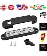 Compact 5.3&quot; Bus Bar with Cover, 12 Terminals for Reliable Electrical Co... - $350.61 MXN