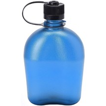 Nalgene Sustain 32oz Oasis Canteen Bottle (BLUE) Narrow Mouth Recycled Reusable - £11.47 GBP