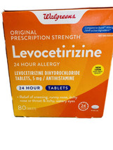 Levocetirizine 24 Hour Allergy Relief 80 Tablets - £15.73 GBP