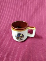 Vintage Tan &amp; Dark Brown New Mexico Souvenir  Mini Mug Shot Glass Toothp... - £6.84 GBP