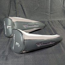 Countess Power Bilt Golf Club Head Covers (2) - Pink Gray White - Rescue... - £18.63 GBP