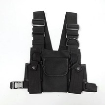 Functional  Chest Rig Bag Men Hip Hop Streetwear Cool Sling Package  Soulder Wai - £104.78 GBP