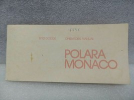Dodge Polara Monaco 1972 Owners Manual 16345 - £13.23 GBP