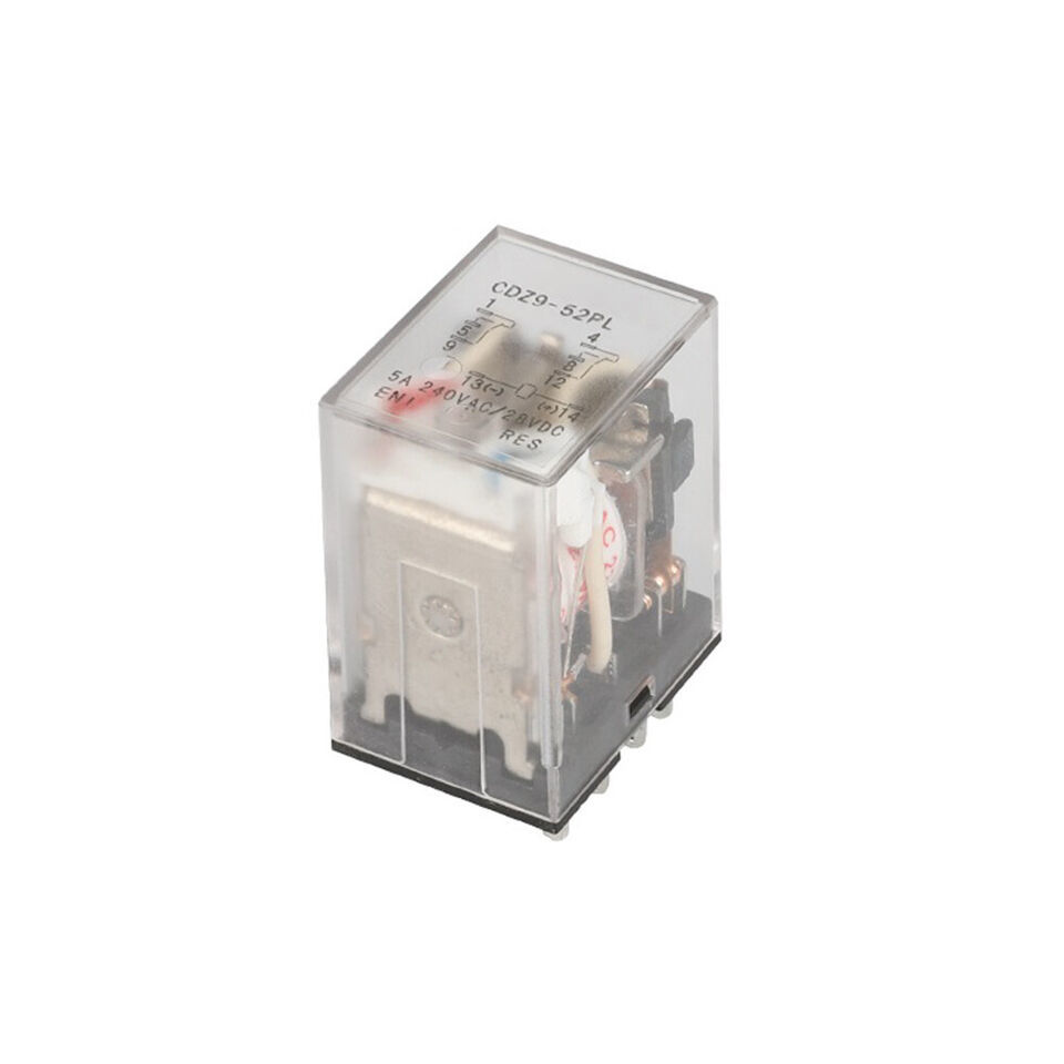 For DELIXI CDZ9L-52P DC12V DC24V AC110V AC220V AC380V Intermediate Relay... - $10.25+