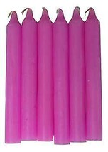 (set Of 6) Pink 6&quot; Household Candle - £16.81 GBP