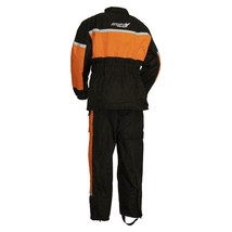 Waterproof Rain Suit Elastic Cuffs Motorcycle Biker Rain Suit - £73.98 GBP