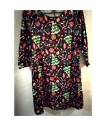 Dress Works Ladies Christmas Tree Lights Canes M Novelty Shift Dress NWT... - $14.95