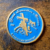 Good Samaritan Mission Christian Ministry 1998 Blue &amp; Gold Commemorative... - $6.19