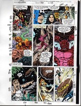 1991 Avengers 328 Marvel color guide art page 11: Iron Man/Thor/Captain America - £42.18 GBP