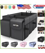 Foldable Black Car Trunk Organizer - 2 Compartment SUV/Sedan Storage Sol... - $350.61 MXN