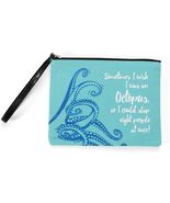 Wish I was an Octopus Fabric Zipper Pouch Makeup Bag 8.27" L 100% Cotton  - €11,81 EUR