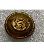 SPANISH AMERICAN WAR, SPANISH BUTTON FROM CUBA, 7th INFANTRY REGIMENT - €8,65 EUR