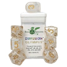 Role 4 Initiative 7-Set Diffusion Olympus with Arch&#39;d4 &amp; Balance&#39;d20 - £11.52 GBP