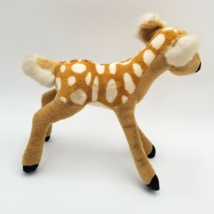 Wildlife Artists Fawn Baby Deer Plush Animal Toy 8.5&quot; Standing No Tush Tag - £7.69 GBP