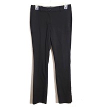 J Crew Super 120&#39;s Black Hi-Rise Straight Leg Trouser Wool Pants F6635 2P - $35.00