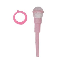 Vintage 1987 Jem &amp; The Holograms Rock N Curl Jem Light Pink Microphone E... - £19.63 GBP