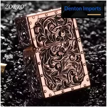 Zorro 902 Pure Copper Lighters. Choice of Colors. Free Shipping. - $28.00