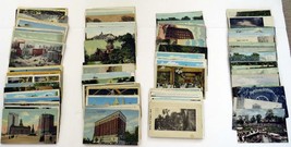 163 MICHIGAN Postcards 1900-1940 Street Scenes, Boats, Planes, Landmarks... - £116.76 GBP