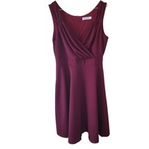 Grace Karin Red Wine Sleevelss Cocktail Swing Dress Knee Length - £13.58 GBP