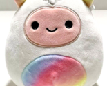 Gabby the Yeti Squishmallow Rainbow Tie Dye 5” Small Toy Plush RARE 2019 - £11.34 GBP