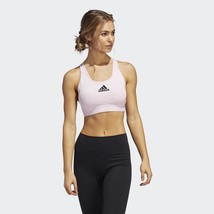 adidas Women&#39;s Don&#39;t Rest Alphaskin Padded Bra GJ9698 Clear Pink Size X-Large - £21.02 GBP