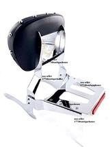 JMEI STUD Sissy Bar Backrest Luggage Rack for Yamaha RoyalStar 1300 AT T... - $154.84