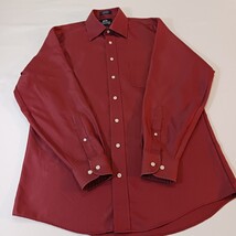 Stafford Wrinkle Free Men's Long Sleeve Casual Button Up Red Shirt Size 16 34-35 image 7