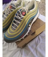 11.5 Nike Air Max 97 SE Air Sprung Grey Yellow Mushroom Worm DH4759-001 Men - $92.57