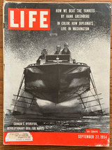 Life Magazine September 27, 1954 Texas Oil/Marilyn Monroe/Canada&#39;s Hydrofoil - £7.84 GBP