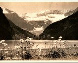 RPPC Landscape View Lake Louise Alberta Canada Postcard Byron Harmon UNP C1 - £5.39 GBP