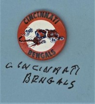 NFL pinback  from the 60s  Cincinnati  BENGALS 7/8&quot; - £12.01 GBP