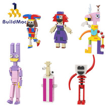 Digital Circus Action Figures Building Blocks Set Character Bricks Toy Gift - £8.17 GBP+