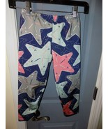 Lolly Wolly Doodle Starfish Print Capri Leggings Size 14 Girl&#39;s EUC - £15.70 GBP