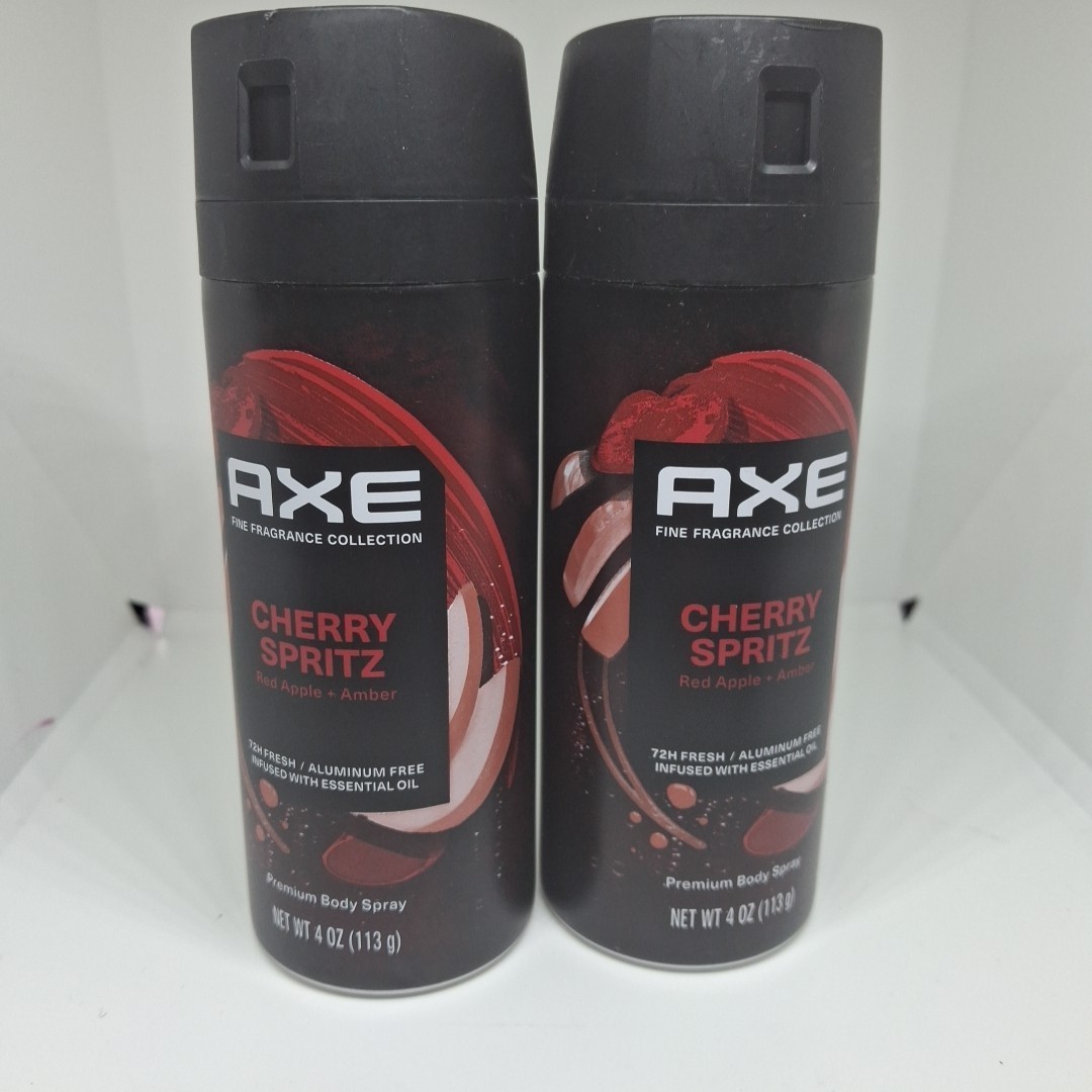 2x Axe Men&#39;s Fine Fragrance Collection 72-HR Deodorant Body Spray Cherry... - £11.90 GBP