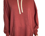 Buffalo David Bitton Red Fleece Hooded Pull Over Sweatshirt Size 2X, NWOT - $37.99