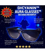 OFFICIAL DICYANIN AURA GLASSES paranormal crystals hunting ghost reiki energy qi - $59.39