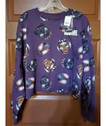 NWT Women’s Marvel Black Panther Purple Sweatshirt Size Large - £9.48 GBP