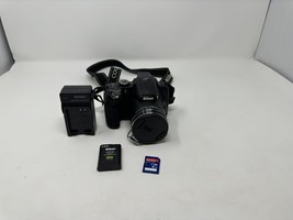 Nikon Coolpix P600 16.0MP Digital Camera Black W 8GB Sd - £132.69 GBP